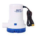 DasMarine 2000 GPH 12v Boat Marine Plumbing Electric Bilge Pump 1 1/8"(29MM) outlet 8.5AMP