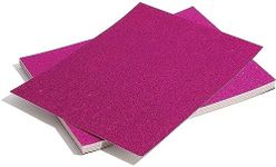 Bright Creations Glitter Cardstock Paper 24 Pack - DIY Glitter Craft Paper Dark Pink - 11 x 8.5 inches