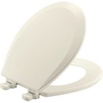 Bemis 500EC 346 Toilet Seat with Easy Clean & Change Hinges, White, 1 Pack Round