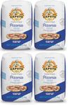 Mulino Caputo 00 Pizzeria Flour - 1-kilo bag (Pack of 4)