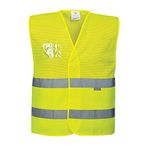 Portwest Hi-Vis Half Mesh Vest, Size: L/XL, Colour: Yellow, C494YERL/XL