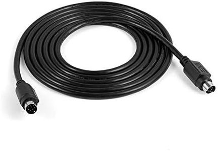 Home Theater Subwoofer Replacement Cable 7 ft Compatible with JVC Philips Yamaha Sony Apple Mac Serial Device That Require Din 8 Pin Cable