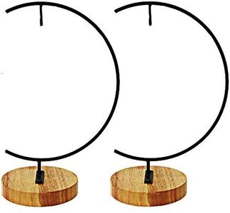 YY YEARCHY Awesomes Terrarium Ornament Display Metal Air Plant Stand Flower Pot Holder Iron Pothook Stand for Hanging Glass Terrarium Globe Ball