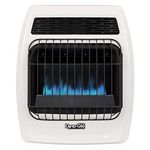 Dyna-Glo BFSS10LPT-2P 10,000 BTU Liquid Propane Blue Flame Thermostatic Vent Free Wall Heater, White