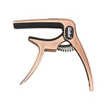 Galux GC-501A 3in1 Zinc Metal Capo for Acoustic and Electric Guitar (Bronze)