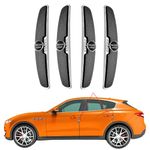 ARKZO Latest Exterior Car Door Accessories All Handle Corner and Edge Scratch Guards Rubber Side Guard Stickers Protector for Hector, Astor, Gloster, Comet Ev, ZS Ev, 3, Euniq 7, Windsor