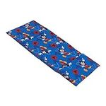 Disney Mickey Mouse Blue & Grey Preschool Nap Pad Sheet, Blue, Grey, Red, (5848186P)