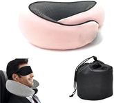 Flyhugz Neck Pillow,Wander Plus Travel Neck Pillow,Memory Foam Airplane Travel Neck Pillow,Flyhugz Travel Neck Pillow（pink）