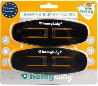 HOMYBABY® Chest Clip sécurité bébé - Sangle ceinture de sécurité voiture - Empêche l’enfant de sortir les bras du harnais - Boucle de protection pour siège auto - Pince harnais enfant