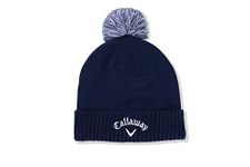 Callaway Men's Mens Pom Pom 23 Beanie Hat, Navy, One Size UK