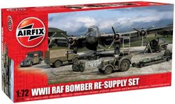 Airfix WWII Bomber Re-Supply Set - 1:72 Scale Model Kit