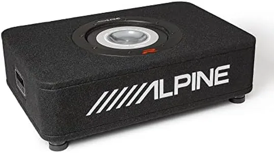 Alpine RS-SB10 10" Alpine Halo R-Series R2 Preloaded Subwoofer Enclosure