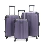 KENNETH COLE Out of Bounds, Smokey Purple, 3-Piece Set (20", 24", & 28"), Out of Bounds