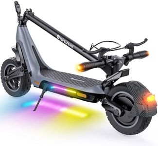 isinwheel Z1 Electric Scooter Adults, 28 MPH Top Speed,1000W Motor E-Scooter Up to 25 Miles, 10” Off-Road Tires, Shock Absorbers & Turn Signal, Foldable Escooter for Adults