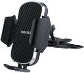 VIIMAKE Car Phone Mount,Universal Clamp CD Slot Car Phone Holder Cradle for iPhone,Samsung and 4-6.8 inch Smartphones
