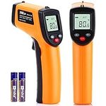 Infrared Thermometer -58℉～752℉ (-50℃～400℃), Laser Thermometer Gun for Pizza Oven, No-Contact Temperature Measurement Gun for Cooking/BBQ(Not for Human)