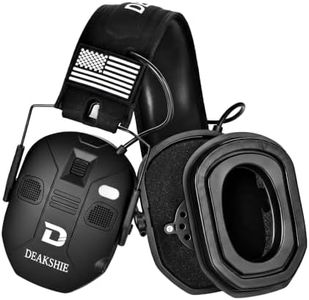 DEAKSHIE Electronic Ear Protection Earmuffs, Bluetooth, Shooting & Hunting