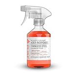 PureNature Stainless Steel Cleaner - Biodegradable & Safe - Protects, Cleans and Polishes Metal Surfaces - 500 ml