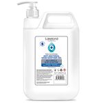 Hand Sanitiser Gel with Pelican Pump Dispenser - 70% Alcohol 5 Litre - Anti-Bacterial Hand Hygiene Gel Rub 5L, sanitizer