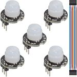 Youmile 5 pcs Mini SR602 Motion Sensor Detector Module Infrared Sensing Module Sensory Switch High Sensitivity with DuPont Cable for Arduino Electronic DIY