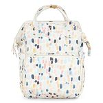 Haus and Kinder Diaper Bag - Pack of 1 | Art On Canvas Diaper Bag | Diaper Bag for New Born Baby | Diaper Bags for Mom for Travel | Diaper Bags for Mom | (Spectrum)