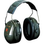 3M PELTOR Optime II Earmuffs, 31 dB, Green, Headband, H520A-407-GQ