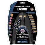 Monster Black Platinum Ultra HD High Speed HDMI Cable with Ethernet and Performance Indicators - 9 ft.