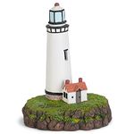 Dicksons Weathered White Lighted Lighthouse 5 inch Resin Decorative Tabletop Figurine