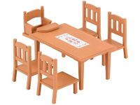 Sylvanian Families - Family Table and Chairs - Dollhouse furniture