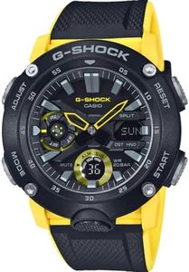 Casio G-SHOCK Homme Analogique-Digital Quartz Montre avec Bracelet en Résine GA-2000-1A9ER