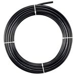 TAILONZ PNEUMATIC Air Line DOT 1/4 inch od Black Pneumatic Nylon Tube 32.8ft Air Brake Tubing Nylon Hose