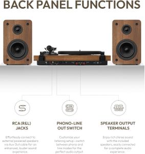 Qlearsoul SoulBox S1 Record Player – Bluetooth Turntable