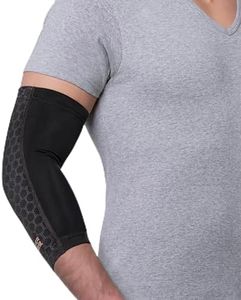 Copper Fit unisex adult Freedom Elbow Compression Sleeve, X-large Arm Warmers, Black, X-Large US