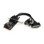 StarTech.com 2S1P PCI Express Serial Parallel Combo Card with Breakout Cable - PCIe Serial Parallel Card (PEX2S1P553B)