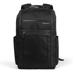 Travelpro Crew Executive Choice 3 Large Backpack, Jet Black, Slim, Crew Executive Choice 3 Slim Backpack Fits Up to 15.6” Laptops and Tablets, Men and Women, Water-resistant