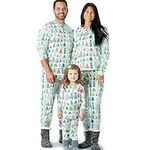 HonestBaby Family Matching Holiday Pajamas Organic Cotton for Men, Women, Kids, Toddlers, Baby Boys, Girls, Unisex Pets , Feelin' Pine, 2T