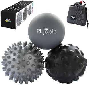 Plyopic Palline da Massaggio (Set di Massage Balls) | Sfere Massaggianti Muscolari per Automassaggio, Il Rilascio Miofasciale, Trigger Point, Crossfit e la Fascite Plantare