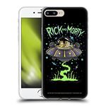 Head Case Designs Officially Licensed Rick And Morty The Space Cruiser Season 1 & 2 Graphics Soft Gel Case Compatible With Apple iPhone 7 Plus/iPhone 8 Plus