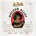 La Bella Acoustic Bass Guitar Phos/Bronze Extra Light 4095