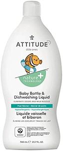 Natural Baby Bottle & Dishwashing Liquid, Hypoallergenic and 100% Baby-Safe - Pear Nectar scent (23.7oz)