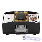 ZONJIE Automatic Card Shuffler Machine 2 Deck, Electronic Casino Poker Card Shuffling, USB/AA Battery Operated -One/Two Deck Card Shuffle Sorter, Cards Playing Tool Accessories