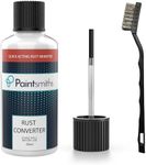 Paintsmiths Rust Converter – Rust Inhibitor & Treatment – 30ml Bottle & Brush – Wire Brush – Rust Remover – Quickly Prevents & Seals Corrosion (Rust Converter with Wire Brush)