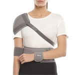 Romsons Elastic Shoulder Immobilizer With Support Brace- Arm Sling Used For Injuries By Men and Women - XX Large Size