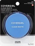 COVERGIRL Clean Oil Control Pressed Powder, Warm Beige 545, 0.35 Ounce Pan
