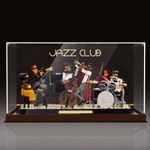 Vaodest Acrylic Display Case for Lego 21334 Jazz Quartet Set,3MM HD Dustproof Transparent Display Box for Lego 10266 Model(Box Only, Not Lego Building Set)