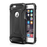 Vultic Armor Case for iPhone 6 / 6S, Heavy Duty [4 Corners Shockproof Protection] Bumper Cover (Black)