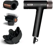 Shark SpeedStyle Pro Professional Performance High-Velocity Hair Dryer System with Scalp Shield and IQ Speed Styling & Drying Suite, Curly and Coily Hair, Lightweight, Ionic, No Heat Damage, HD732