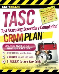 CliffsNotes TASC Test Assessing Secondary Completion Cram Plan