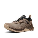 KEEN Men's Hightrail Low Height Durable Lightweight Breathable Leather Waterproof Hiking Shoes, Canteen/Black, 9