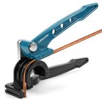 Libraton Manual Tube Bender, Tubing Bender, 180 Degree Pipe Bending Tool, Copper Bender, Copper Tubing Bender 6mm 8mm 10mm, Manual Tube Bender Tool for Copper, Brass, Aluminum and Thin Steel Tube